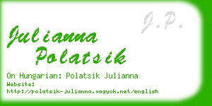 julianna polatsik business card
